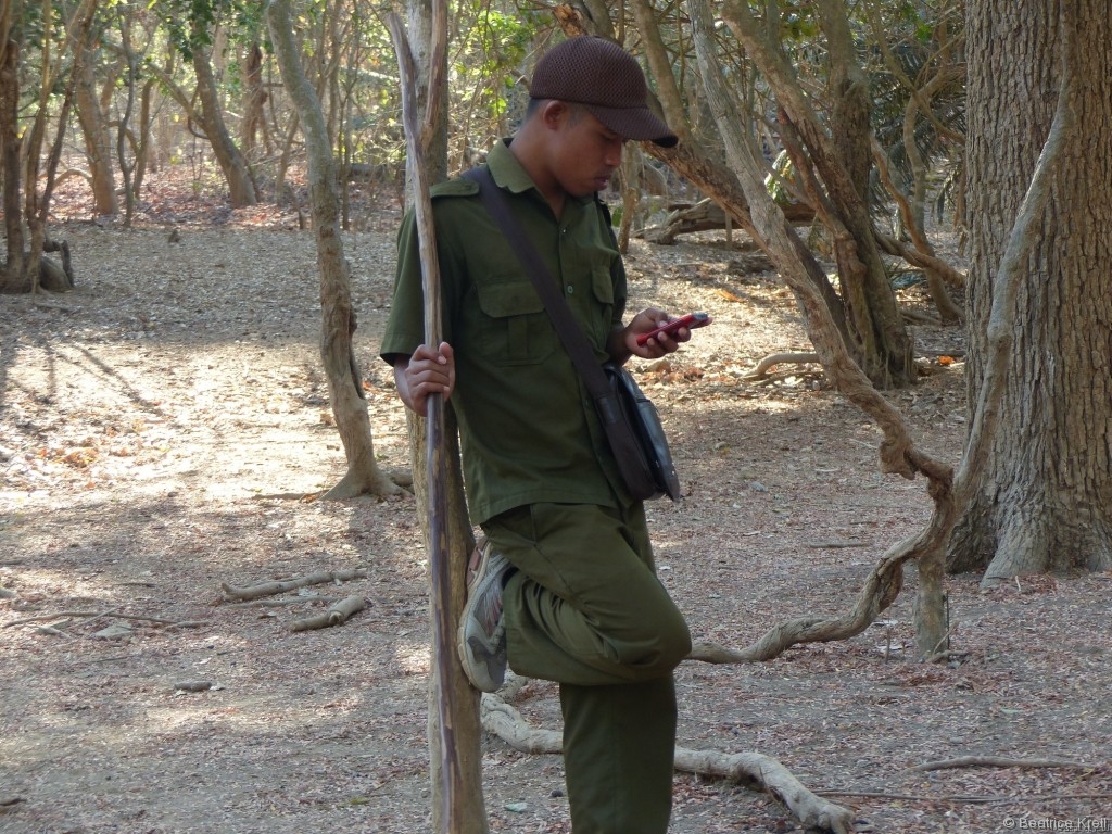 Die Wildtierführer im Komodo-Nationalpark in Indonesien haben vorab nur die Kameragebühr kassiert.